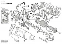 Bosch 0 601 14A 603 Gsb 1800-2 Re Percussion Drill 230 V / Eu Spare Parts